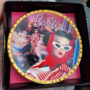 Barbie Display Plate Roman Holiday 1962 From Barbie with Love Mattel 1993 Vtg